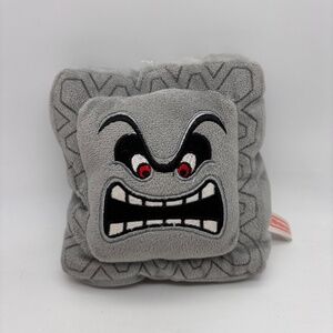 Nintendo Super Mario Mocchi Mocchi Thwomp Character Pillow 6" Plush